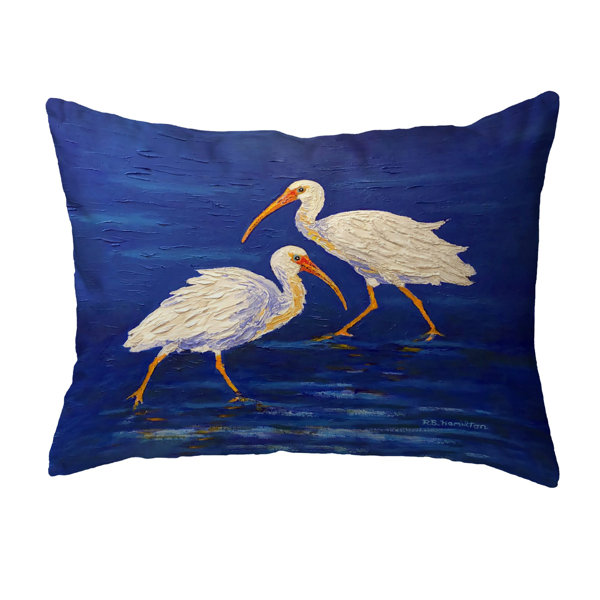 Betsy Drake Interiors Indoor/Outdoor Reversible Throw Pillow | Wayfair