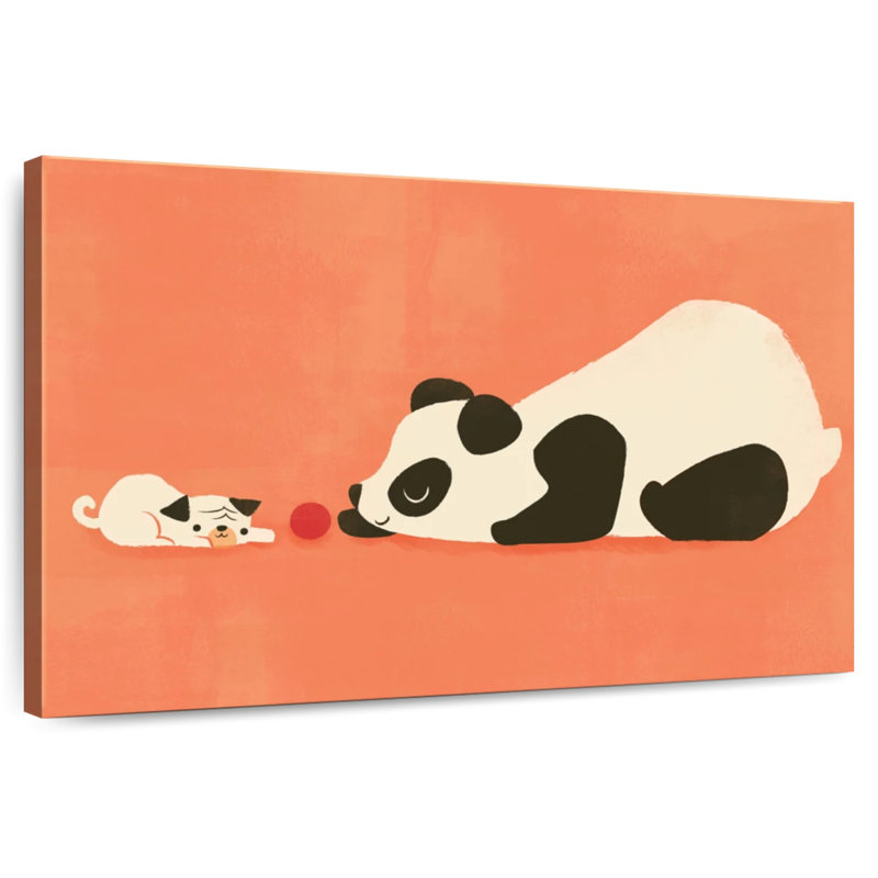 Ashelle le carlin et le panda, H 8 po x l 12 po