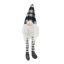 Fabric Sitting Gnome With Soft Legs  Set of 3  3.5" x 3.5" x 14.5"  Gray