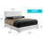 Elegant White Platform Bed For Relaxed Spaces