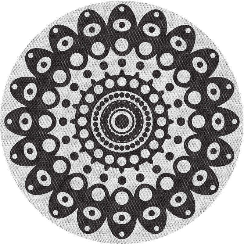 Indoor Rug, Round 6'