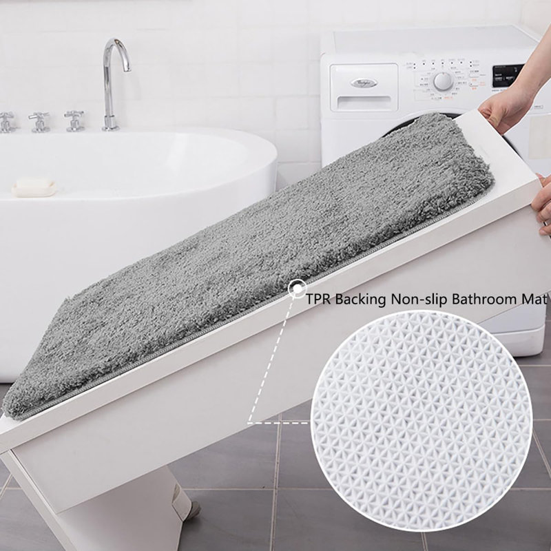 Microfiber / Microsuede Non-Slip Bath Rug
