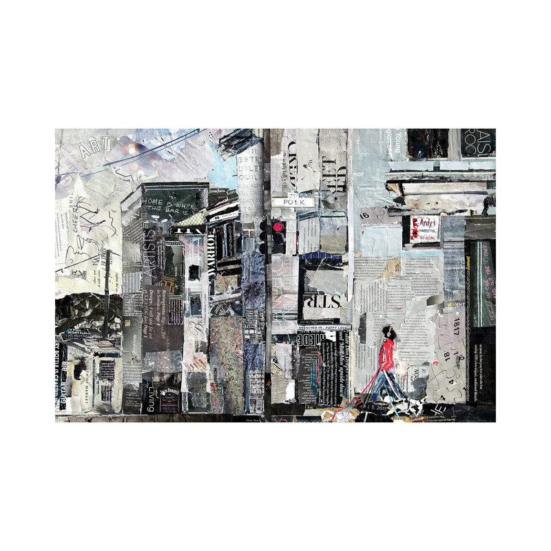 Reproduction sur toile tendue Dog Dog On Polk, H 18 po x l 26 po x P 1,5 po