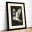 Nocturnal Hunter Japandi - Framed Print-2136289605-2136289607