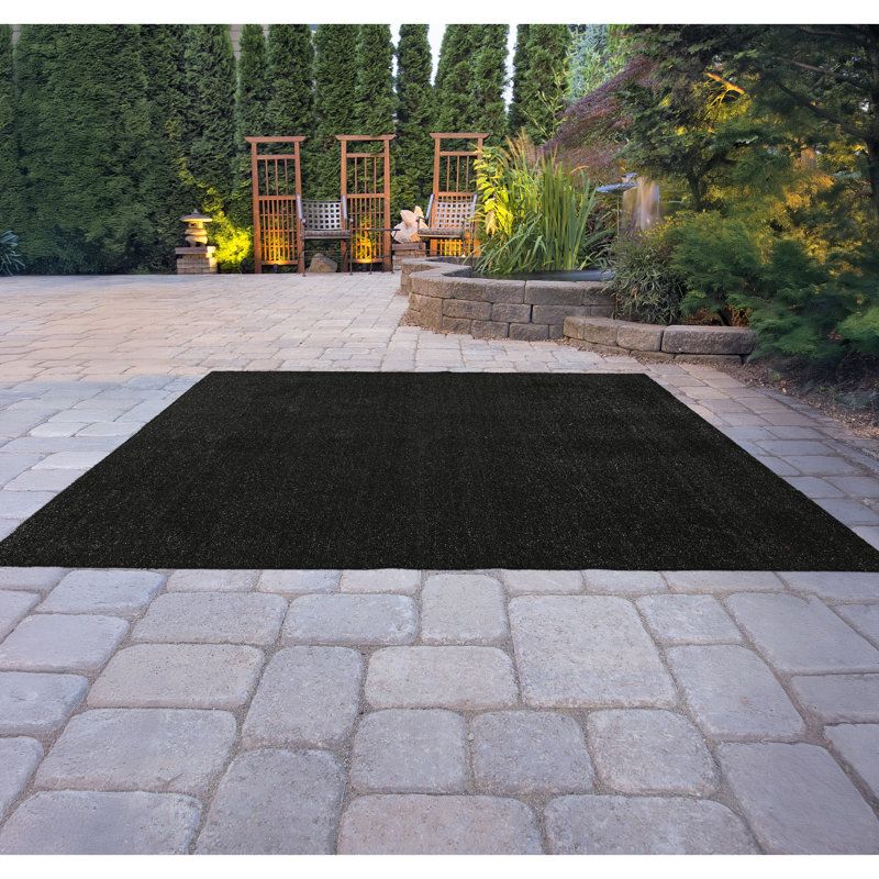 Tapis d'intérieur / extérieur en peluche Garland, Carré 12 pi