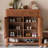 Modern Walnut Solid Wood Shoe Storage