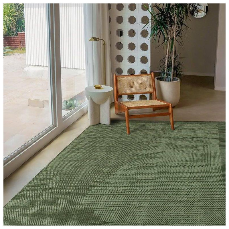 Kusa Washable Wool Rug, 8' x 10'
