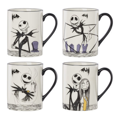 Ensemble de 4 tasses Nightmare Avant Noël