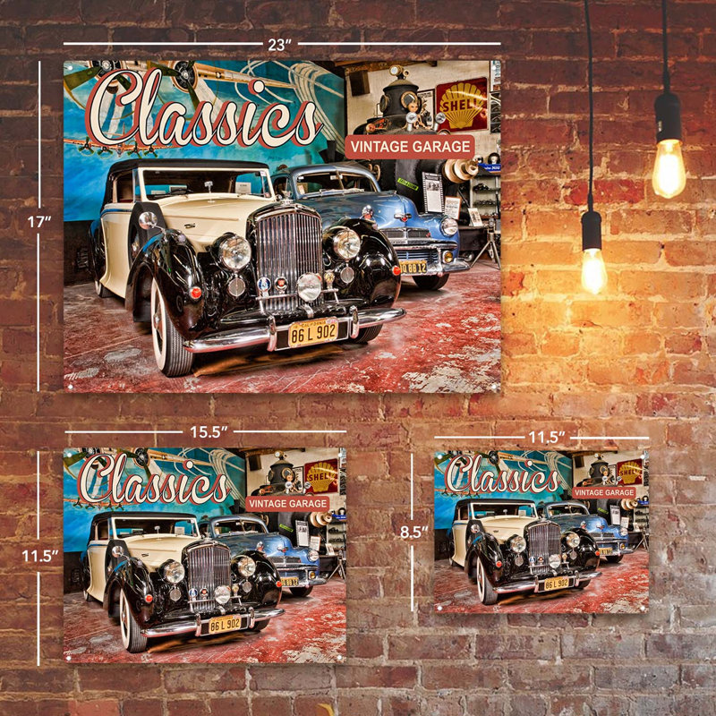 Metal Transportation Wall Decor