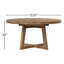 Eberwin Round Pine Wood Dining Table