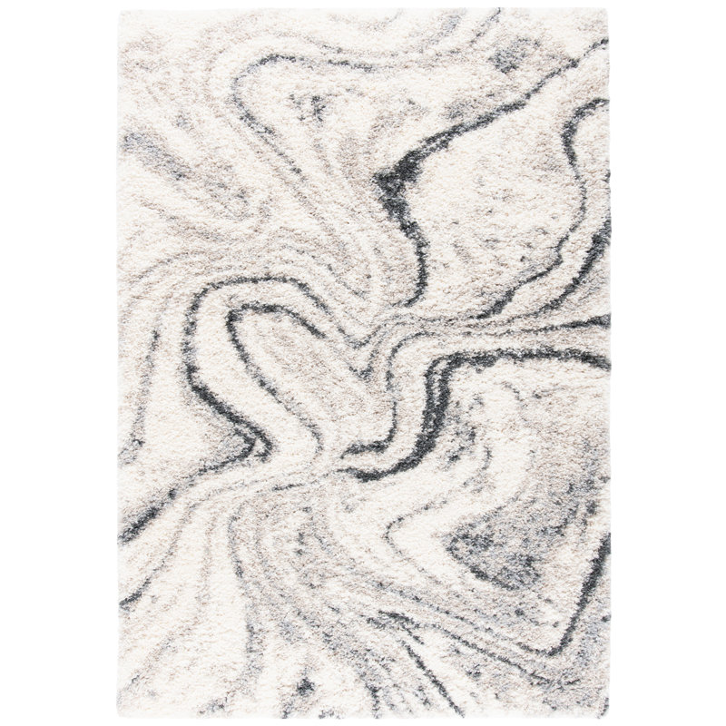 Alarice Solid Colour Area Rug, Rectangle 122 x 183cm