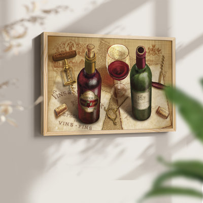 Accords mets et vins - Impression encadrée - Restickable