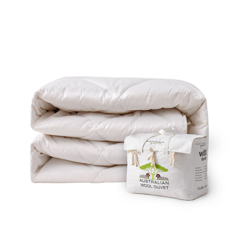 Édredon en laine Winter, Édredon en duvet de taille grand lit