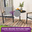Fauteuil de terrasse empilable