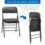 Chaise pliante rembourrée-1044484545
