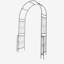 Tonnelle en métal avec barrière de 55 po x l 14,5 po-113451218