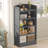 5-Shelf Multi-Functional Modern Wood Bookcase,-1759672749