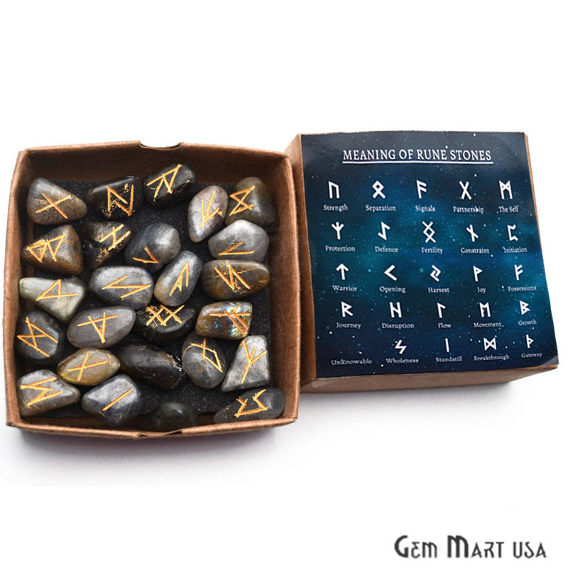 Ensemble de décorations en pierre sculptée, décor de pierre zen, Labradorite brun foncé, 25 pièces