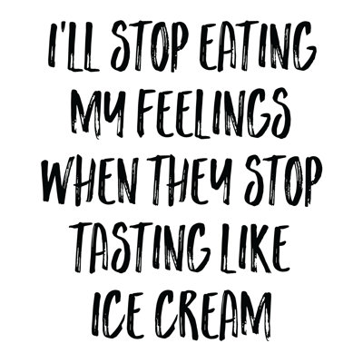 Ice Cream Feelings - Wrapped Canvas Print