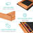 Winado 47.2'' x 39.4'' Solid Wood Rectangle Sandbox
