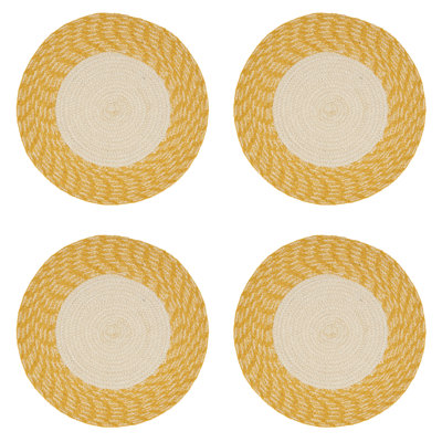 4 Piece Cotton Placemat Set