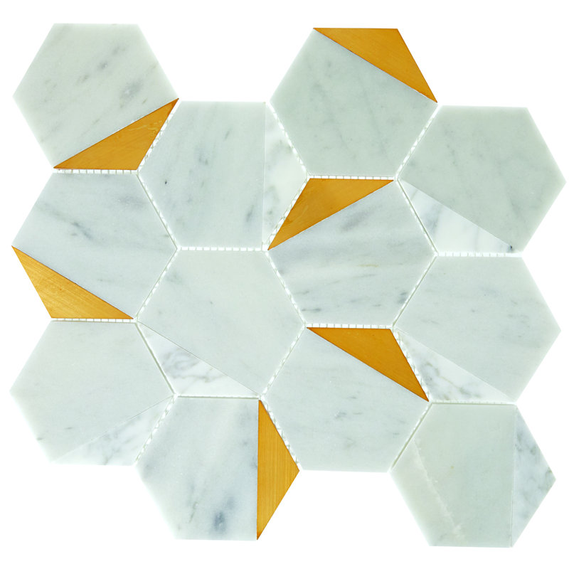 Random Sized Natural Stone Mosaic Wall Tile