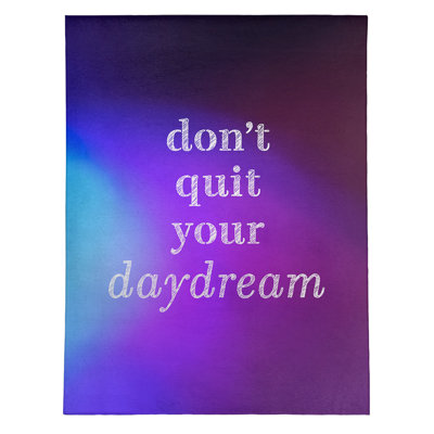 Quotes Chenille Indoor Rug