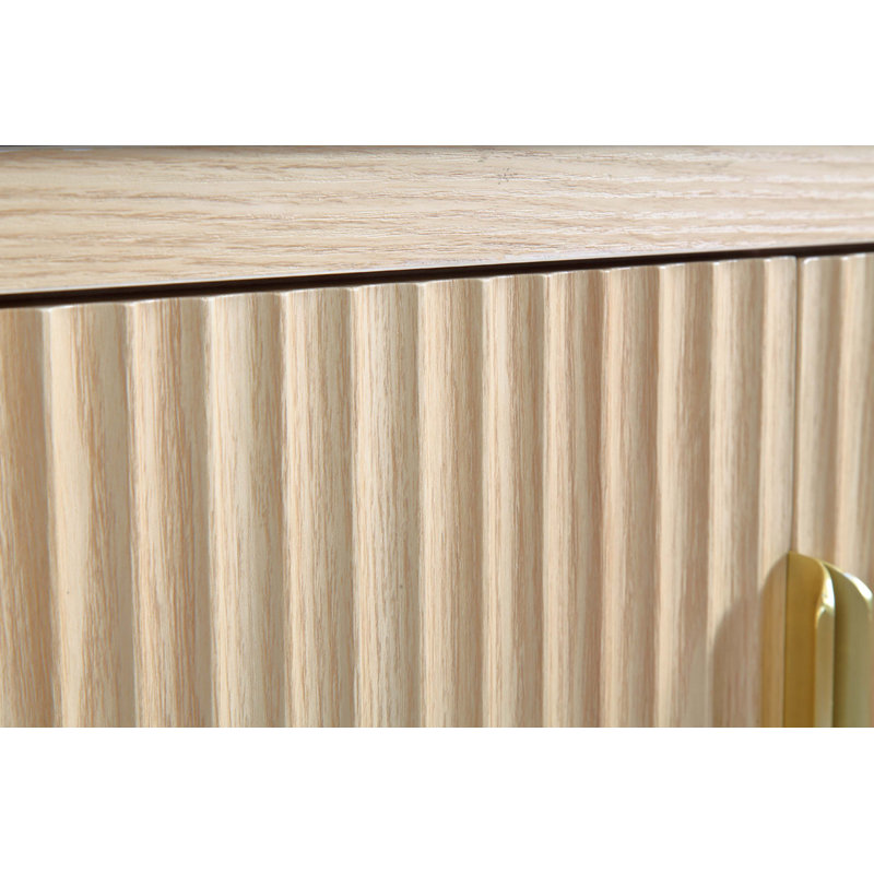 Meuble-lavabo autoportant avec motif rayé et lavabo en céramique
