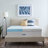 Lucid 4" Gel Infused Memory Foam Mattress Topper with Cover - Queen-52937006-117393760