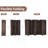 6 Panel Room Divider, Folding Screen-1487982400