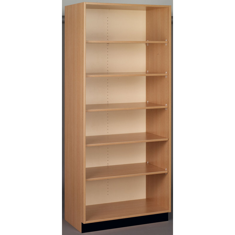 Bibliothèque standard 6 compartiments Science, Chêne moyen, H 84 po x l 36 po x P 23 po