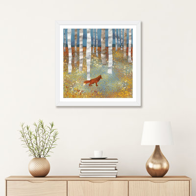 Autumn Fox - impression d'art graphique
