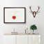 Lone Cherry in Abstract - Picture Frame Graphic Art Print-55761349-55761353