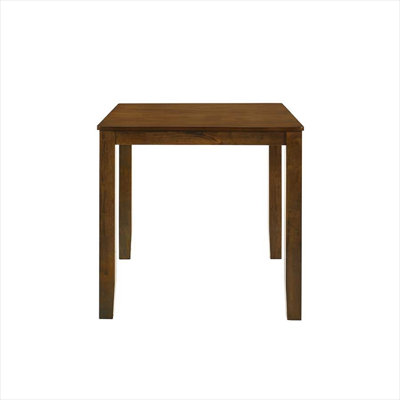 Beautiful Cherry Color Counter Height 1Pc Dining Pub Height Square Table Dining Room Wooden Furniture