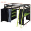 Lit mezzanine en bois avec-2108095618