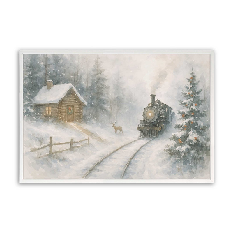 Whistle of Winter, reproduction d'art, 24 po x 36 po, Blanc opaque