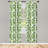 Leaves Floral Semi-Sheer Rod Pocket Curtain Panels-45995140