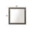 Avantika Rustic Gray Oak Finish Mirror