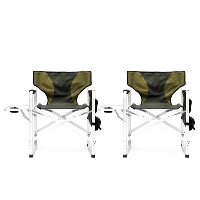 Abigail Folding Outdoor Chair With Side Table & Storage - , Resistance 2 Padded Camping And Cloth