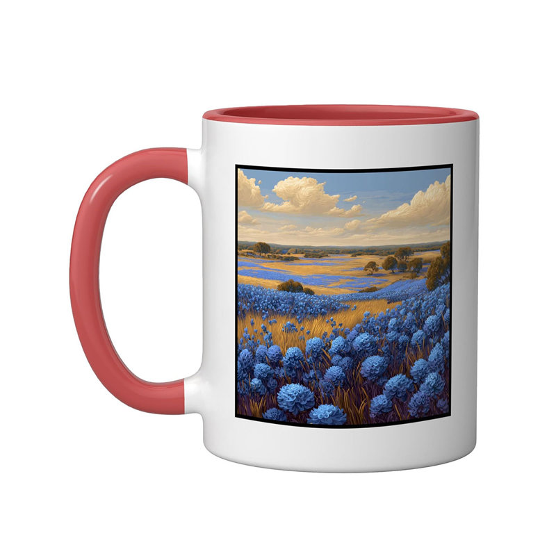 Ceramic Coffee Mug, Red