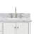 Flynt 67'' Double Bathroom Vanity with Carrara Marble Top-90979898