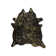 Houchin Animal Print Handmade Cowhide Black Area Rug