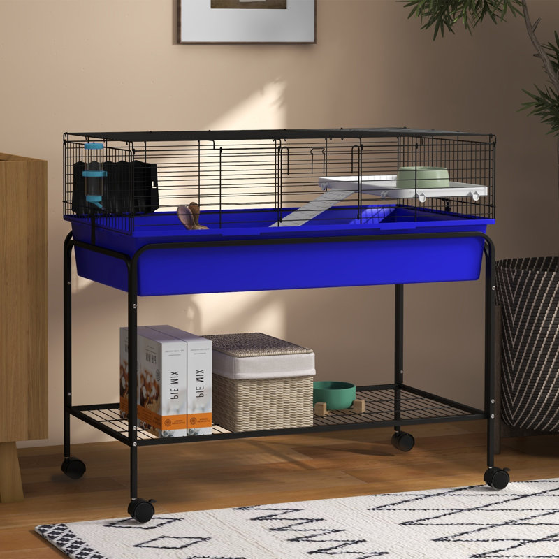 Cochon d'Inde 39 po, hérisson, furet, 39 po, rouge, Bleu, 36.5" H x 39" W x 20.5" D 