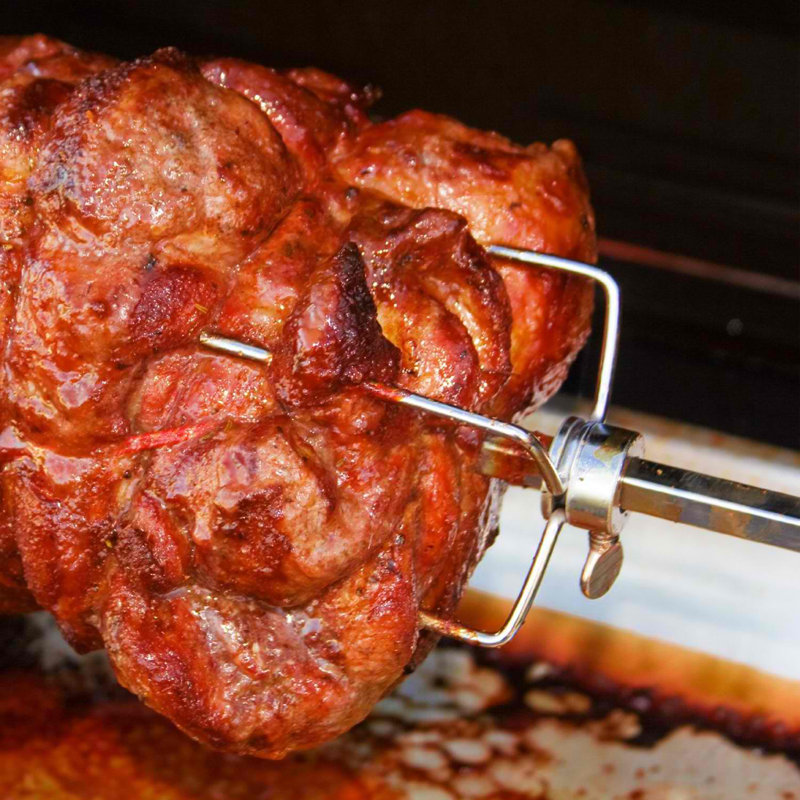 Klarstein 78cm W Stainless Steel Barbecue Skewer.