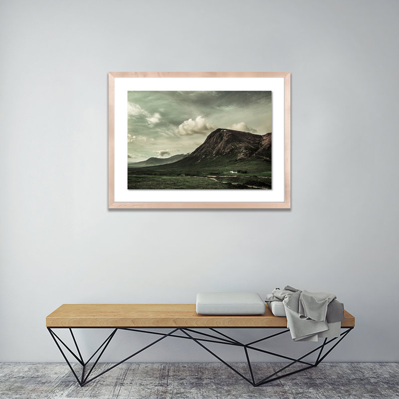 Scotland I Print by Joe Mania, 44" H x 60" W x 2.5" D, Natural