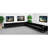Hercules Imagination Series 11 PC LeatherSoft Modular Sectional Configuration - Stainless Steel Legs