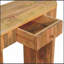 Console droite en bois massif Soba