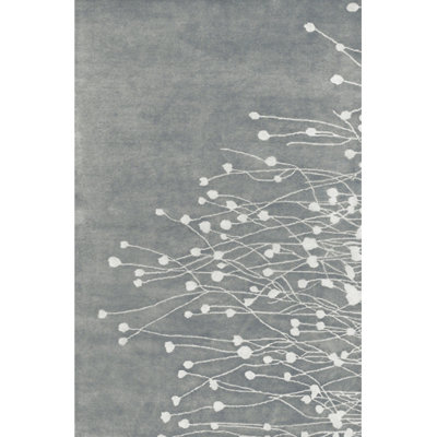 Wool Floral Indoor Rug