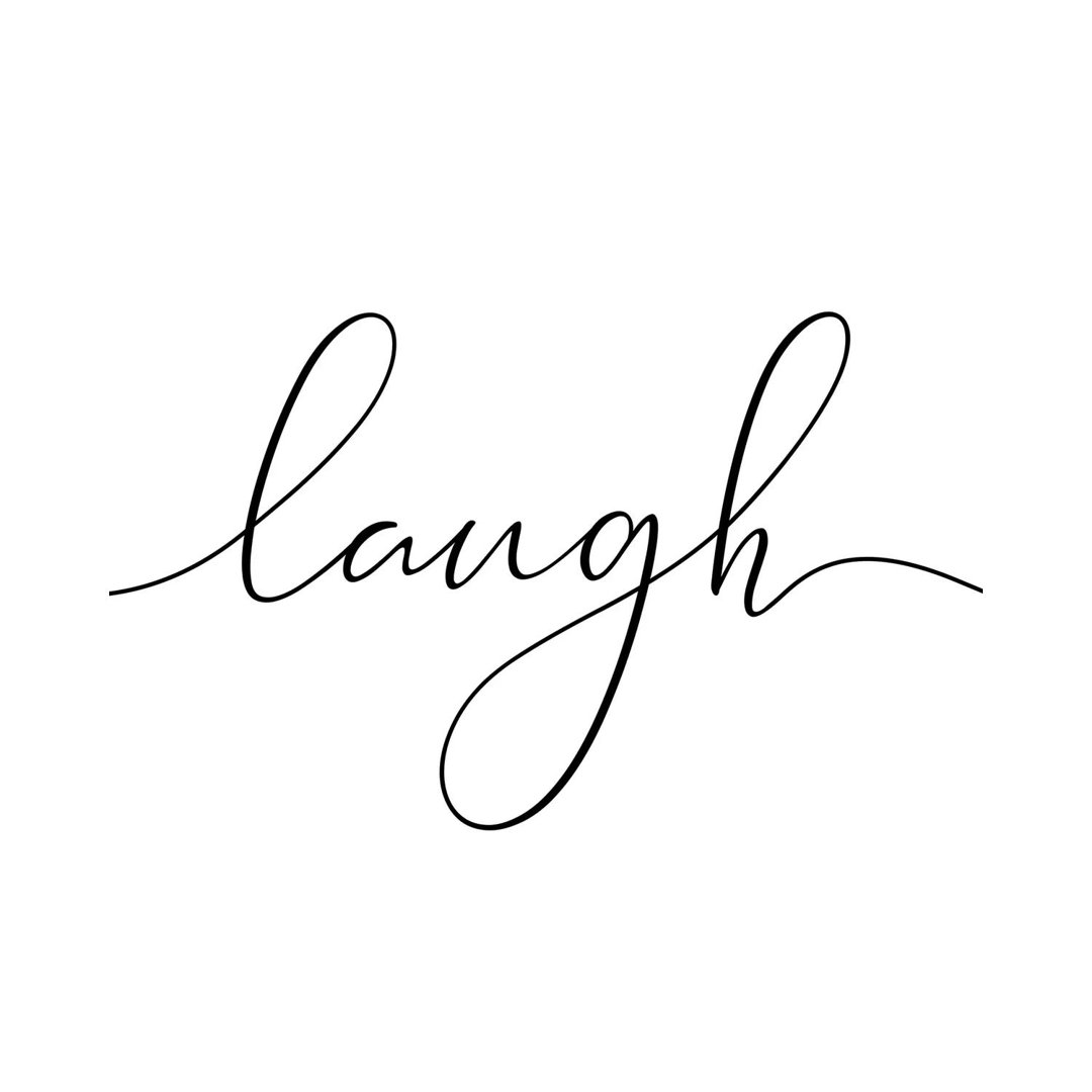 Laugh - Square by Nouveau Prints - Wrapped Canvas Gallery-Wrapped Canvas Giclée