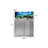 Gray Small Ultra-Clear Glass Bottom-Filtered Fish Tank